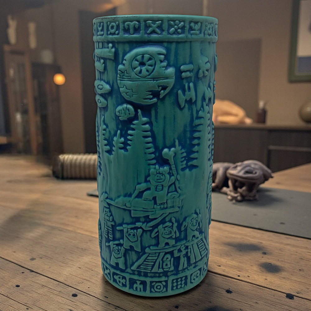 NEW Disney Star Wars Galaxy’s Edge Yub Nub Tiki Endor Ceramic Mug 2nd Edition